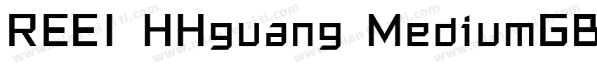 REEI HHguang MediumGB10字体转换
